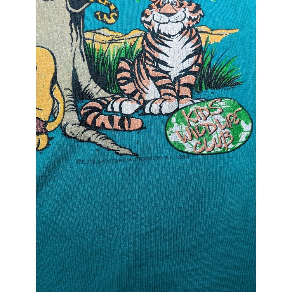 Vintage 1994 Philadelphia Zoo Childrens T Shirt 6-8 Best Kids‎ Wild Life Club - Picture 7 of 9